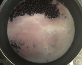 A picture of step 2 of Indonesian-style Coconut Black Rice Pudding with Mango - vegan.