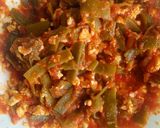 Foto del paso 5 de la receta Judías verdes con tomate y huevo duro