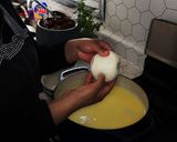 A picture of step 6 of Quesillo.