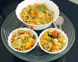A picture of step 12 of Summer Special Juicy Jowar & Tofu Colorful Salad Bowl.