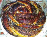 A picture of step 9 of Chocolate pawri (donut bread).