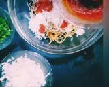 A picture of step 8 of Jain Chinese bhel.