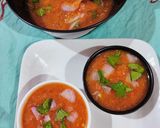 A picture of step 3 of Momos chutney.