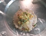 A picture of step 4 of Bharwa Roti.