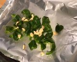 Une image de l'étape 3 de Pavés de saumon aux poivrons verts, épices et citron.