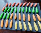 Cara Membuat 23 Caterpillar Cookies si ulil warna warni 4