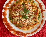 A picture of step 4 of Panner maggi masala.
