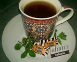 A picture of step 3 of Tea(Menthol, Spiced, lemon and pineapple flavored tea).