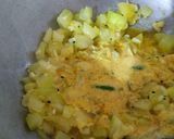 A picture of step 1 of Gourd with mustard paste.