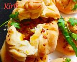 A picture of step 4 of Baked Vada Pav (with whole wheat flour).