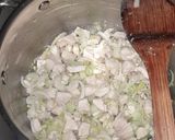 Foto del paso 5 de la receta: Fideos vermicelli con crema y pollo