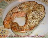 Foto del paso 5 de la receta Salmón a las hierbas provenzales con queso