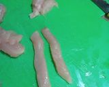 A picture of step 2 of Chicken chilli with rice.