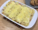 Foto langkah ke 2 dari resep Salmon Baked Rice / Mentai Rice.