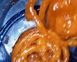 A picture of step 10 of Rava Jalebi.