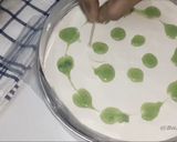 A picture of step 10 of Raw Mango cheese cake...No bake.