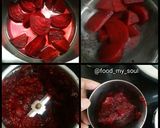 A picture of step 1 of Hearty Chocolate-Beetroot Muffins (Eggless).