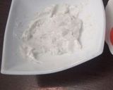 A picture of step 1 of Salad Varier with cottage cheese dip.