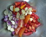 Foto langkah ke 3 dari resep Balado Daging Sapi Ungu.