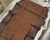 Gambar langkah 5 resipi Chocolate Truffle Squares | Super Easy Keto Dessert Guna Microwave.