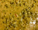 A picture of step 4 of Coconut Green Grams Curry.