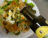 A picture of step 4 of Salad with Leftover Flat Bread.