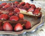 Une image de l'étape 19 de Cheesecake aux fraises,cerise et citron vert (speculoos et fromage blanc).