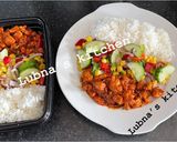 A picture of step 3 of Chipotle Chicken With Corn Salad:.
