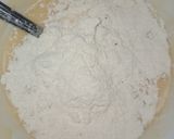 A picture of step 2 of Condensed milk mug cake.