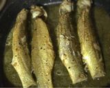 A picture of step 3 of Parshe (Fish) Fry.