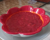Foto del paso 6 de la receta: Tarta de queso con mermelada de fresa natural (todo sin azúcar)
