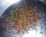 A picture of step 3 of Moong beans dalmoth.