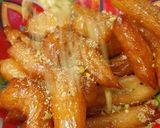 A picture of step 5 of Balah el Sham (Egyptian churros).