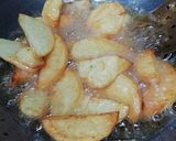A picture of step 3 of Aloo gobhi dhaba style.