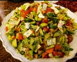 A picture of step 1 of Fattoush.
