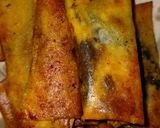 Foto langkah ke 4 dari resep Lumpia pisang coklat.