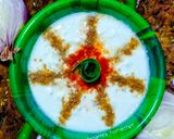 A picture of step 5 of Roti Thalipeeth.