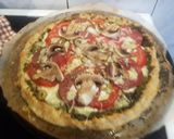 Φωτογραφία βήματος 8 της συνταγής Chicken Crust Pizza - Ελληνιστί Πίτσα με Ζύμη Κοτόπουλο!