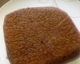 A picture of step 8 of Eggless Chocolate date and walnut cake.