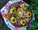 Foto del paso 8 de la receta: Rosca de Pascua trenzada rellena con membrillo y maní😜