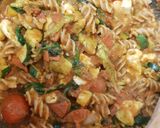 A picture of step 5 of My Italian Style Pasta Dish. 😘.