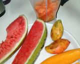 A picture of step 1 of Pulpy fruit juice.
