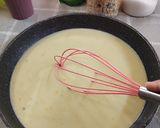 Foto langkah ke 3 dari resep Klappertaart Creamy Matcha.