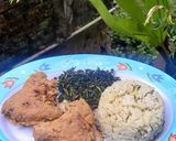Foto langkah ke 5 dari resep Sayap Ayam Jukut Crispy dengan Nasi Daun Jeruk.