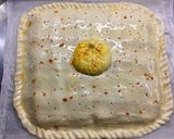 Foto del paso 4 de la receta: Empanada de Mandarina en almíbar-Bacon-Queso y toque de jengibre