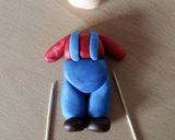 A picture of step 40 of Vickys Super Mario Cake Decoration Idea.