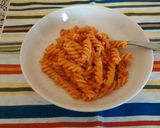 Foto del paso 5 de la receta: Pasta con crema de Morrones rojos