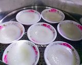 Hình bước làm 6 của món Bánh bèo chén Huế nhân tôm chấy,đậu xanh,mỡ hành
