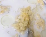 A picture of step 3 of Dollar pancakes with dash of honey.