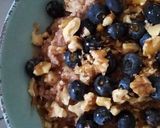 Φωτογραφία βήματος 5 της συνταγής Porridge κανέλας με μήλο και μύρτιλα. Σοκ🤩